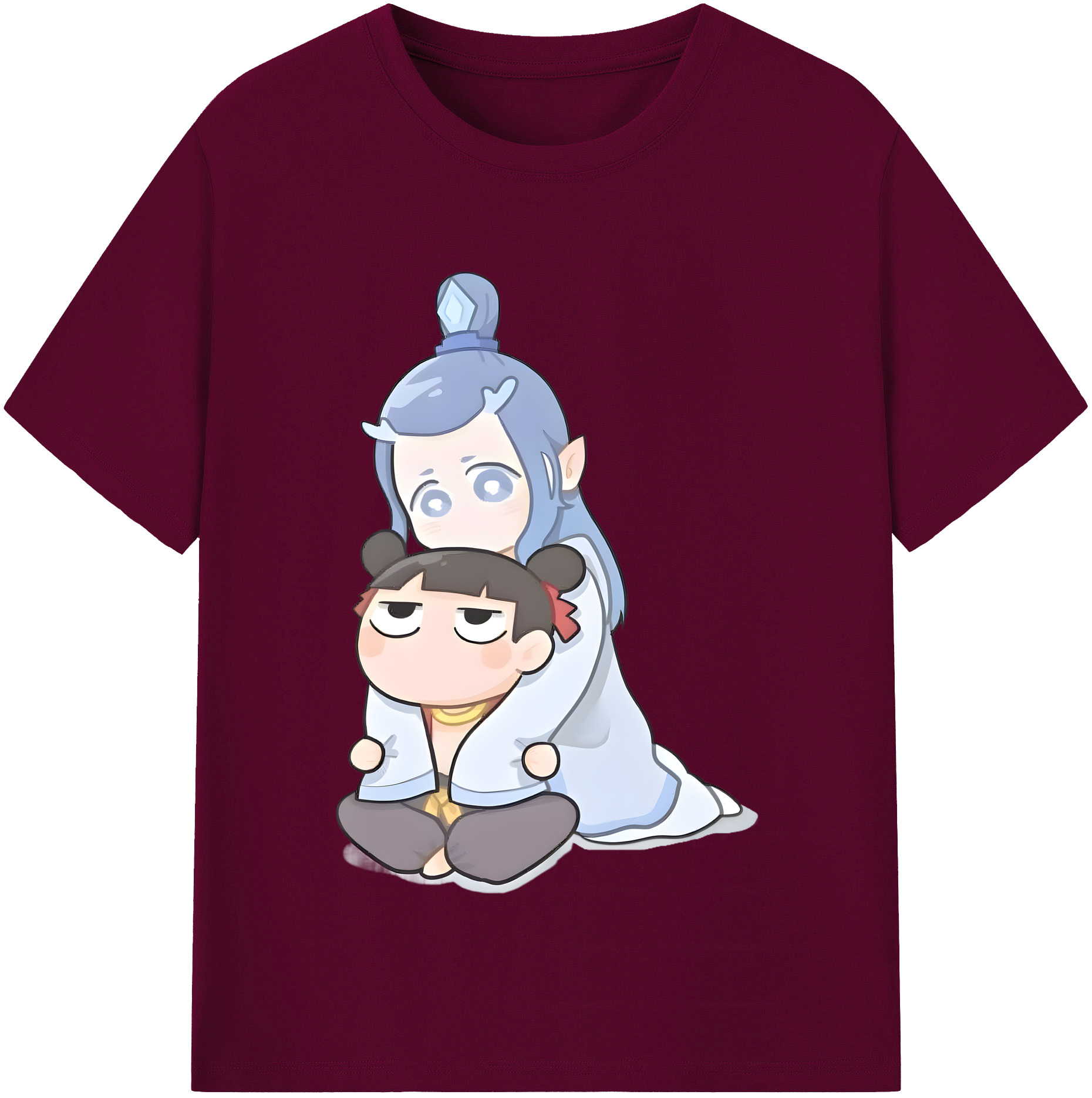 （画像用） Ne Zha 2 ナタ 魔童の大暴れ レディースカジュアルプリントTシャツ（綿100％）